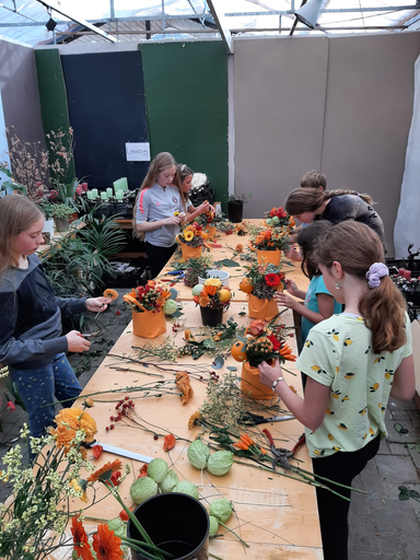 Herbstliches Blumengesteck