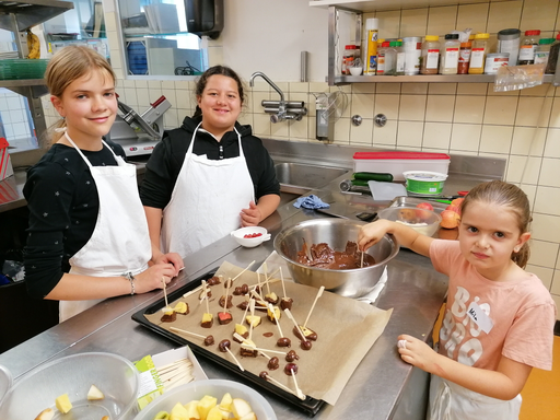 Kids kochen mit Profis